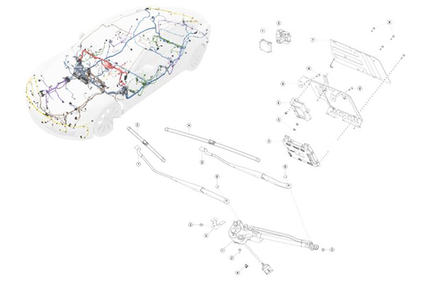 Tesla Model S Apr 2016 - Jan 2021 Electronic Control Modules Electrical System 