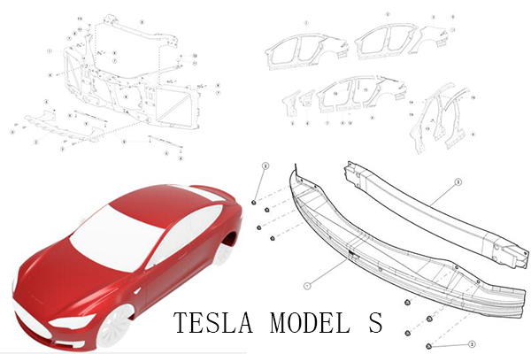 Tesla Model S Body Parts Kit For Sale