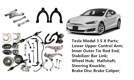 Tesla Model S 3 X Chassis Parts Catalogue Price List