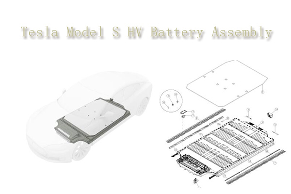 Tesla Model S High Voltage Battery Assembly